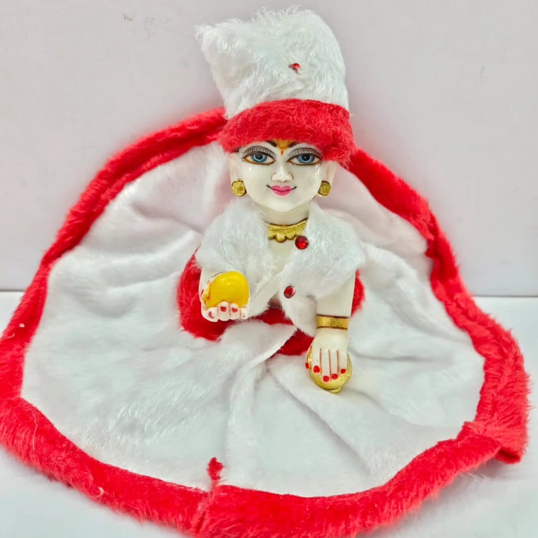 Winter Special Warm White Dress Pack of 3 Pc ( Random Color And Print )