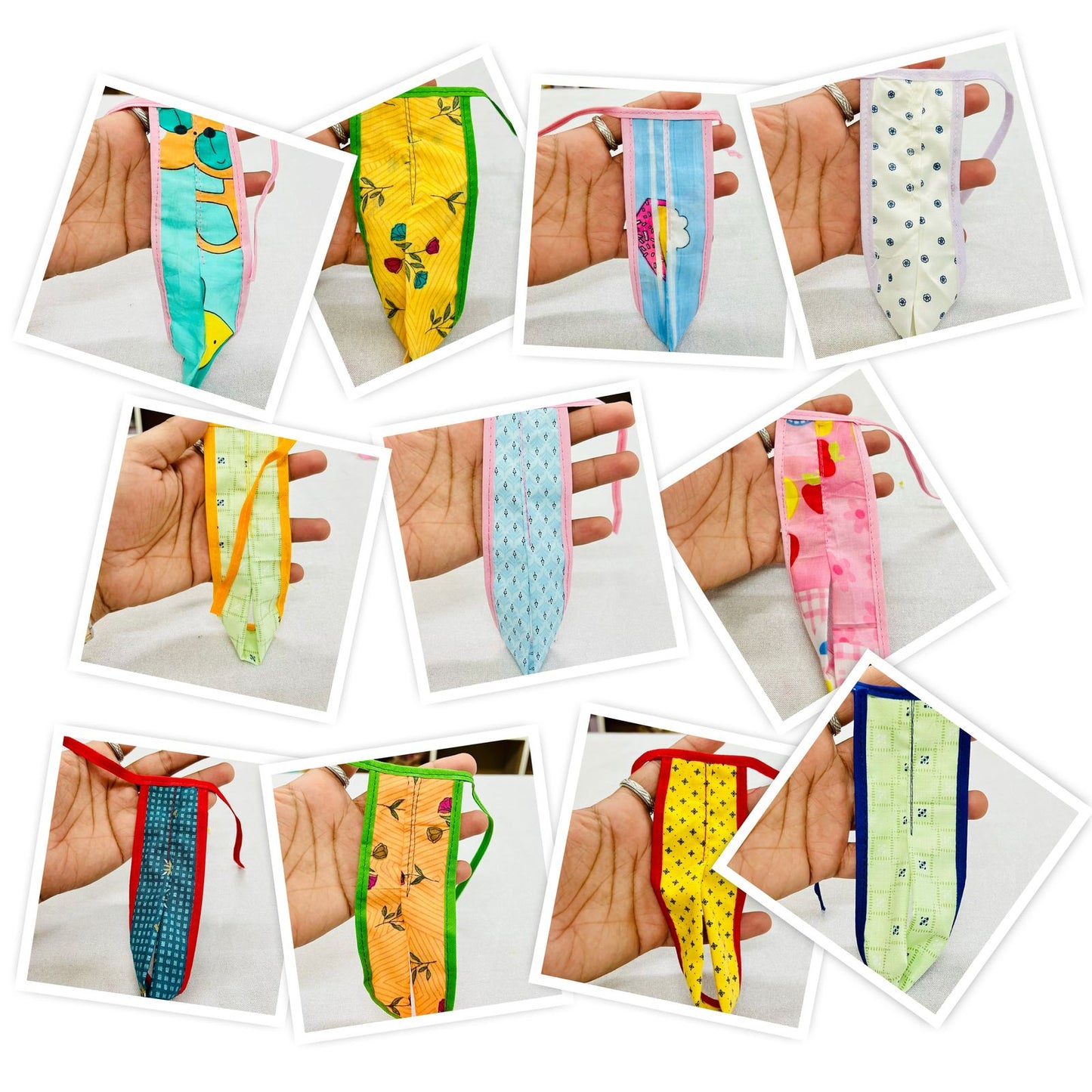 Laddu gopal summer premium Quality langot pack of 4 pc ( random colour and print ) Size 0 to 6