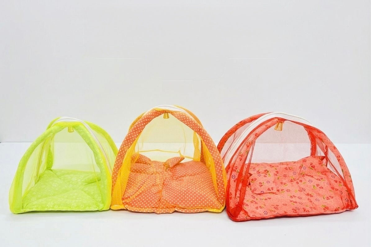 Laddu Gopal Mosquito Net (Machar Dani) | Soft Cotton Protective Net for Kanha Ji | All Sizes Available
